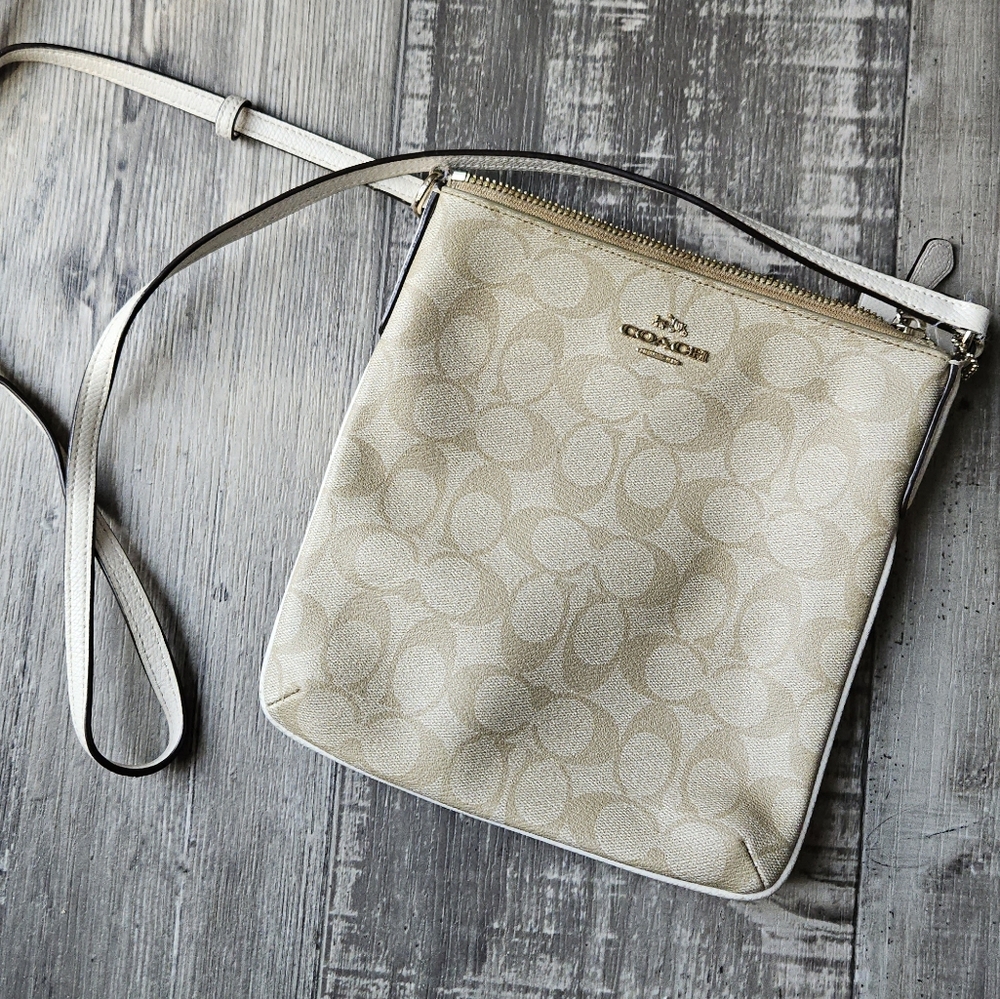 Coach Cream Crossbody Bag